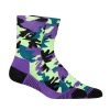 Calcetines Asics Color Camo Run Crew Verde Morado -365rider Ventas calcetines asics color camo run crew verde morado
