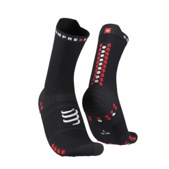 Calcetines Compressport Pro Racing V4.0 High Negro Rojo