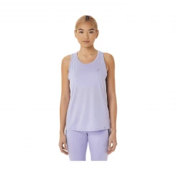 Camiseta Asics Race Tank Sin Mangas Morado Mujer