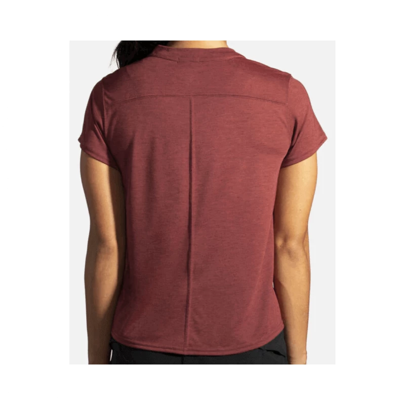 Camiseta Brooks Distance Graphic Manga Corta Marrón Mujer 5 Camiseta Brooks Distance Graphic Manga Corta Marrón Mujer - Imagen 3