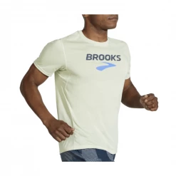 Camiseta Brooks Distance Manga Corta Blanco Roto -365rider Ventas camiseta brooks distance manga corta blanco roto 4