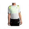 Camiseta Manga Corta Brooks Carbonite SS Gris Amarillo Mujer -365rider Ventas camiseta manga corta brooks carbonite ss gris amarillo mujer