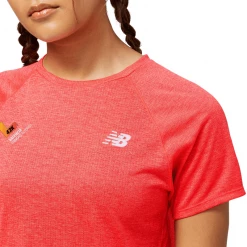 Camiseta New Balance Impact Run Short Sleeve Naranja Mujer -365rider Ventas camiseta new balance impact run short sleeve naranja mujer 3