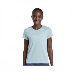 Camiseta Saucony Stopwatch Gris Mujer