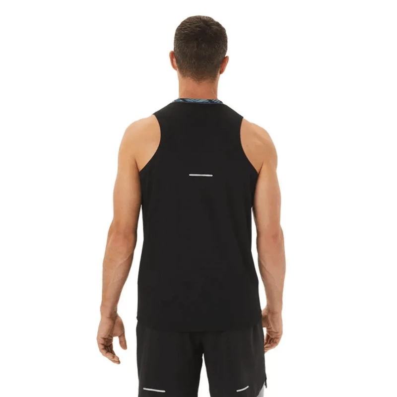 Camiseta Sin Mangas Asics Wild Camo Singlet Azul 4 Camiseta Sin Mangas Asics Wild Camo Singlet Azul - Imagen 2