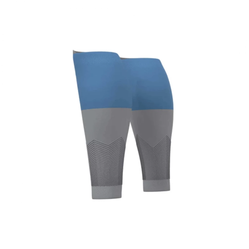 Medias Compresión Compressport R2V2 Azul Gris 4 Medias Compresión Compressport R2V2 Azul Gris - Imagen 2