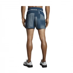 Pantalón Corto Brooks Sherpa 5" Azul Blanco -365rider Ventas pantalon corto brooks sherpa 5 azul blanco 2