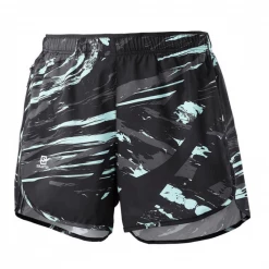 Pantalón Corto Salomon Agile Azul Oscuro Mujer