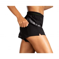Pantalones Cortos Brooks Carbonite 4" Negro Mujer -365rider Ventas pantalones cortos brooks carbonite 4 negro mujer 4