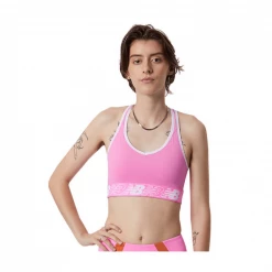 Sujetador Deportivo New Balance Pace Bra 3.0 Rosa Mujer