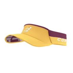 Visera Compressport Ultralight Amarillo Burdeos