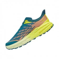 Zapatilla Hoka One One Speedgoat 5 Wide Azul Coral Verde AW22 -365rider Ventas zapatilla hoka one one speedgoat 5 wide azul coral verde aw22 2