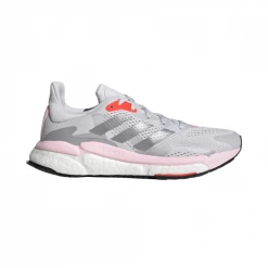 Zapatillas Adidas Solar Boost 3 Gris Rosa Rojo SS21 Mujer