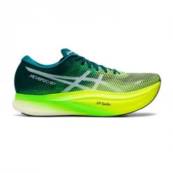 Zapatillas Asics Metaspeed Sky+ Verde Amarillo Fluor AW22