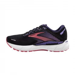 Zapatillas Brooks Adrenaline GTS 22 Ancho Especial Morado Coral Negro Mujer SS22 -365rider Ventas zapatillas brooks adrenaline gts 22 ancho especial morado coral negro mujer ss22 3