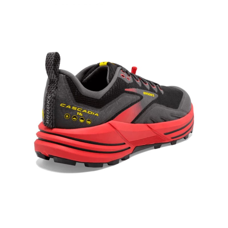Zapatillas Brooks Cascadia 16 Negro Rojo SS22 6 Zapatillas Brooks Cascadia 16 Negro Rojo SS22 - Imagen 4