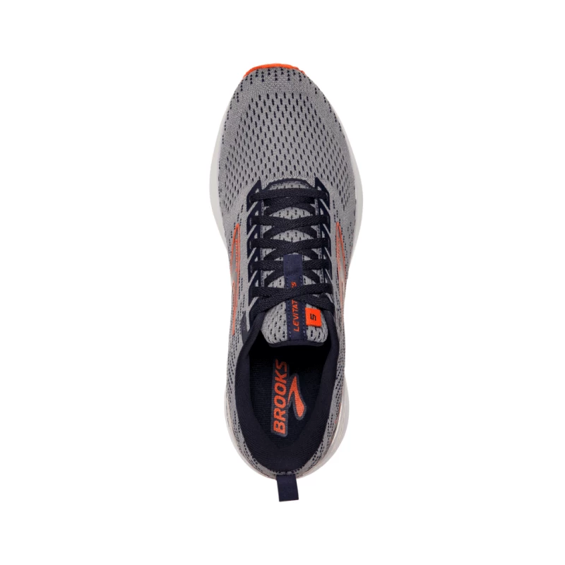 Zapatillas Brooks Levitate GTS 5 Gris Naranja SS22 7 Zapatillas Brooks Levitate GTS 5 Gris Naranja SS22 - Imagen 5