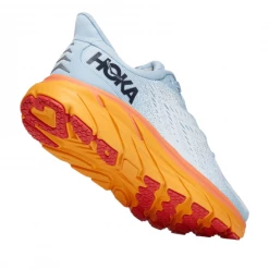 Zapatillas Hoka One One Clifton 8 Celeste Naranja AW22 Mujer -365rider Ventas zapatillas hoka one one clifton 8 celeste naranja aw22 mujer 1