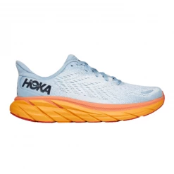 Zapatillas Hoka One One Clifton 8 Celeste Naranja AW22 Mujer -365rider Ventas zapatillas hoka one one clifton 8 celeste naranja aw22 mujer 2