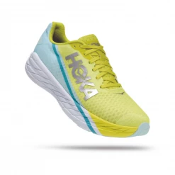 Zapatillas Hoka One One Rocket X Amarillo Celeste Unisex SS22