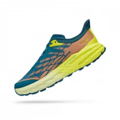 Zapatillas Hoka One One Speedgoat 5 Azul Amarillo SS22 -365rider Ventas zapatillas hoka one one speedgoat 5 azul amarillo ss22 2