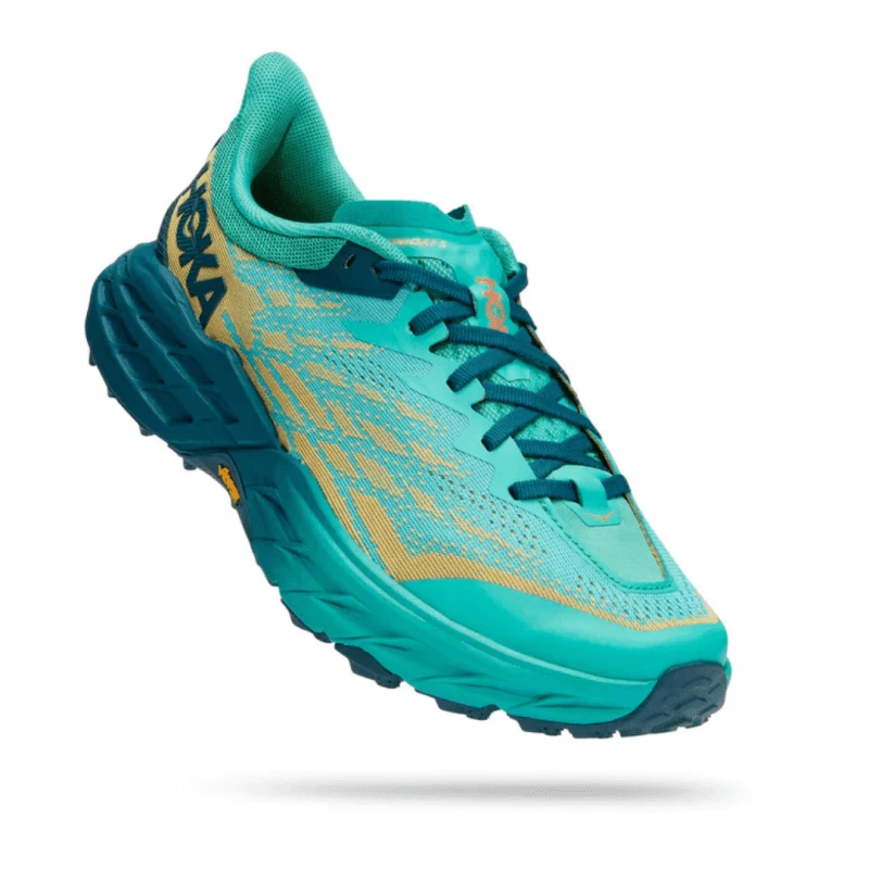 Zapatillas Hoka One One Speedgoat 5 Azul Verde AW22 Mujer 3 Zapatillas Hoka One One Speedgoat 5 Azul Verde AW22 Mujer