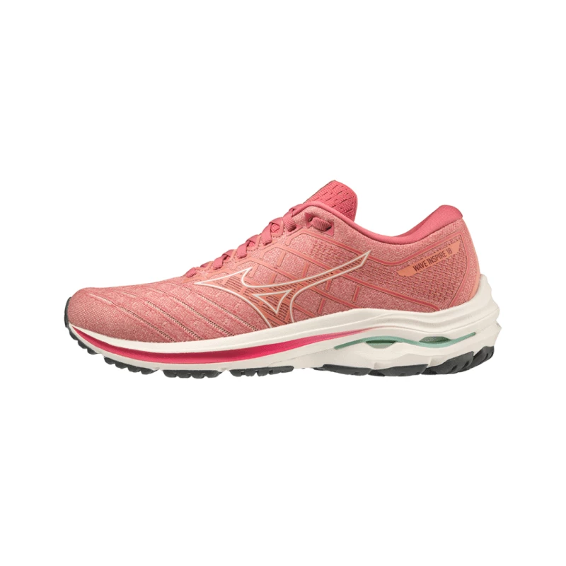 Zapatillas Mizuno Wave Inspire 18 Rosa Negro Mujer SS22 5 Zapatillas Mizuno Wave Inspire 18 Rosa Negro Mujer SS22 - Imagen 3