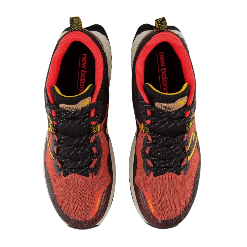 Zapatillas New Balance Fresh Foam X Hierro V7 Rojo Amarillo AW22 6 Zapatillas New Balance Fresh Foam X Hierro V7 Rojo Amarillo AW22 - Imagen 4