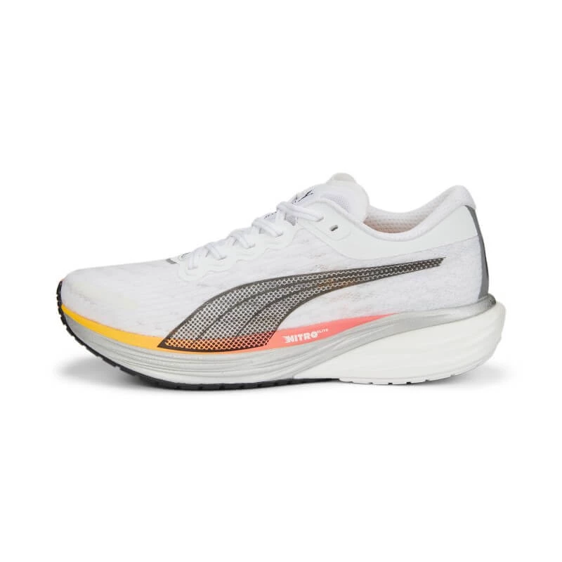 Zapatillas Puma Deviate Nitro 2 Blanco Naranja AW22 4 Zapatillas Puma Deviate Nitro 2 Blanco Naranja AW22 - Imagen 2