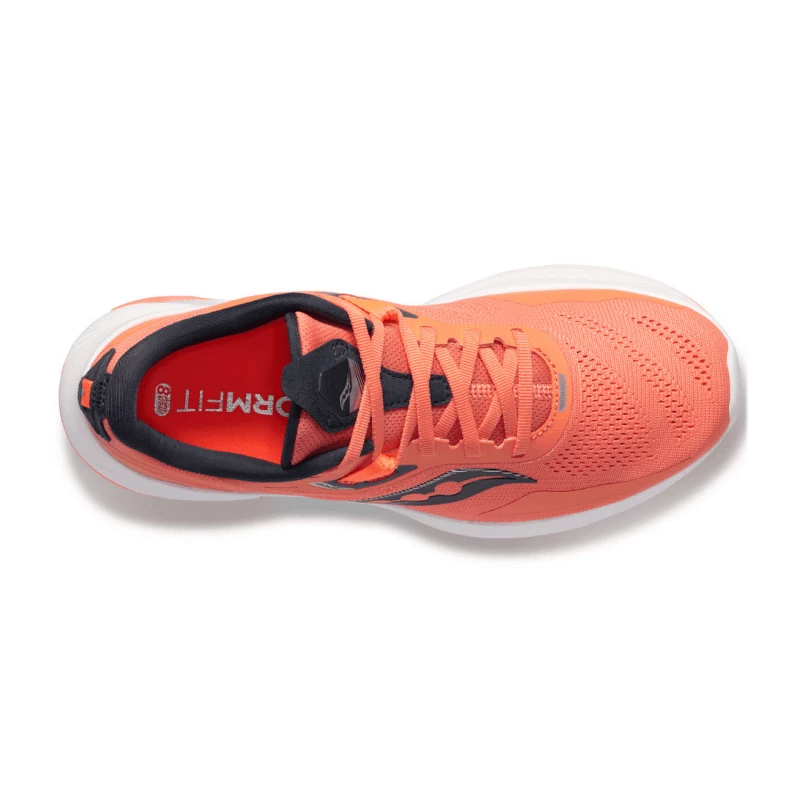 Zapatillas Saucony Guide 15 Naranja Negro Mujer SS22 5 Zapatillas Saucony Guide 15 Naranja Negro Mujer SS22 - Imagen 3